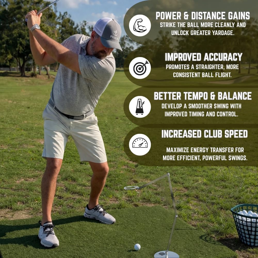 3G Mini Ring Swing Stabilizer – Adjustable Swing Trainer for Tempo & Plane Control