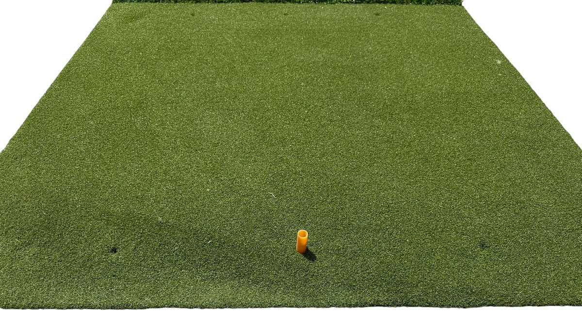 3G Practice Hitting Mat with 3 Surfaces & Rubber Tee