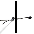 3G Ring Golf Swing Trainer, Adjustable Swing Plane Training Aid with Wedge Practice Stoppers and Protective Club Sleeve