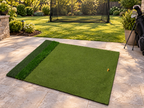 3G Practice Hitting Mat with 3 Surfaces & Rubber Tee