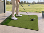 3G Practice Hitting Mat with 3 Surfaces & Rubber Tee